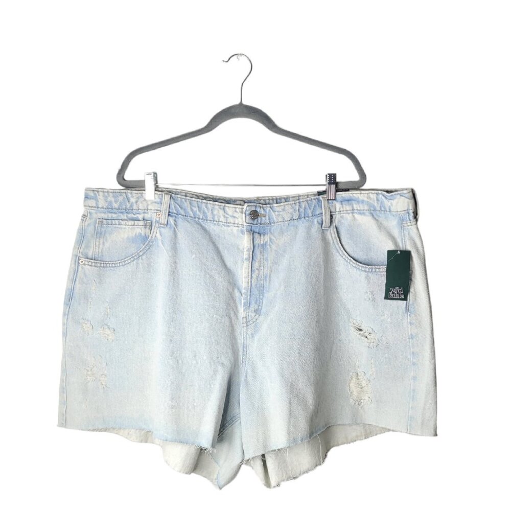 Wild Fable Plus Size 28 Super High Rise Cut Off Shorts